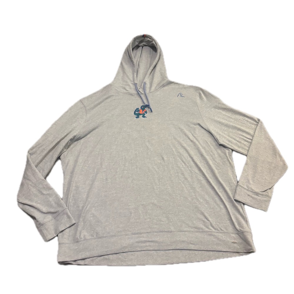 Rhoback Florida Gators Performance Hoodie Mens XXL Gray Heather Pullover